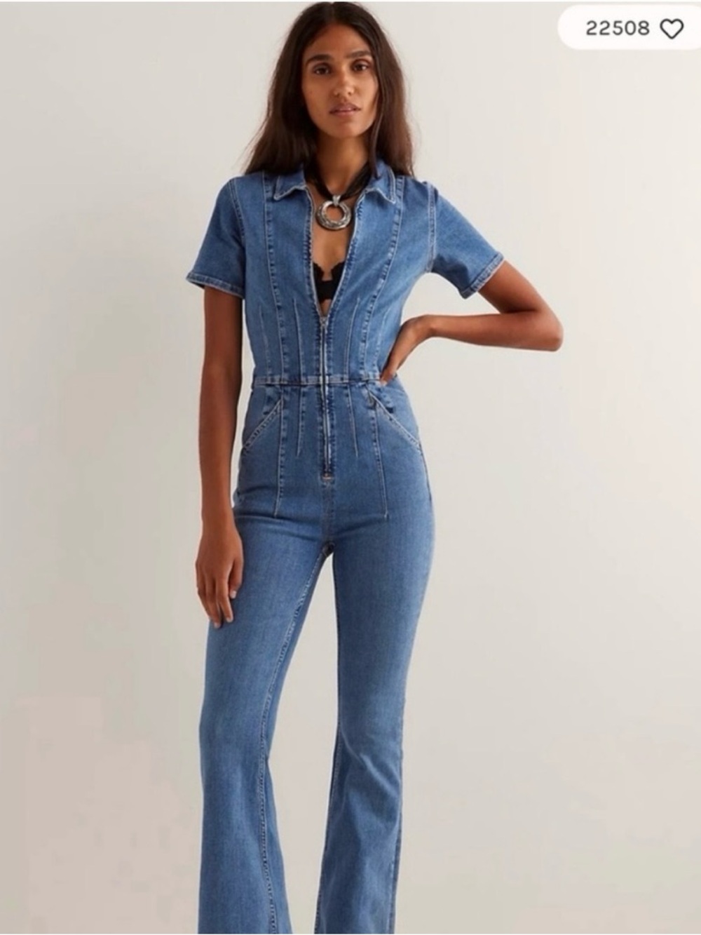 Free People We The Free Jayde Flare Jumpsuit